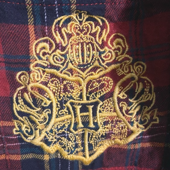Pottery Barn Teens Harry Potter Gryffindor House Flannel Night Shirt - Picture 5 of 6